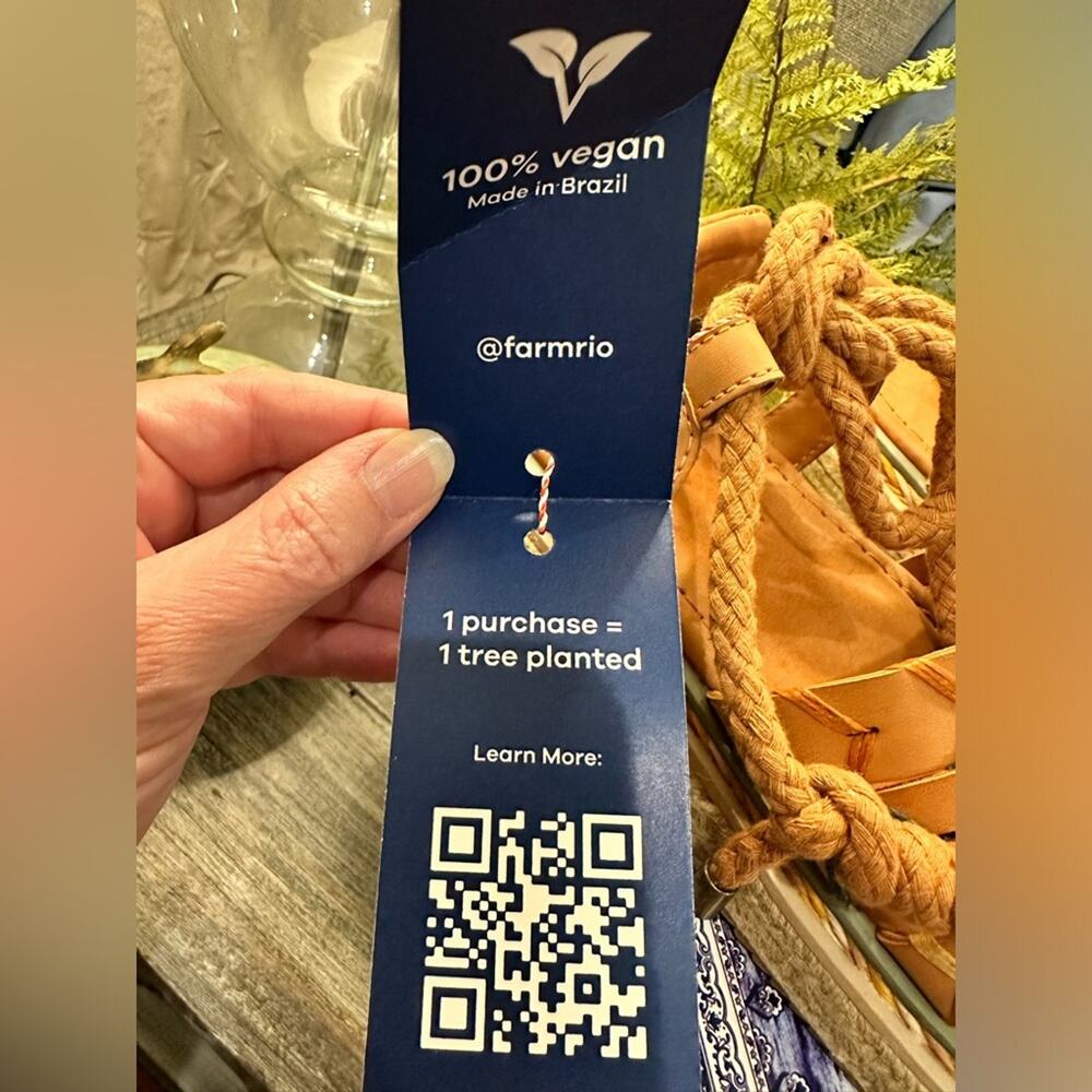 Farm Rio Sand Rope Tie Sandals - Picture 9 of 15